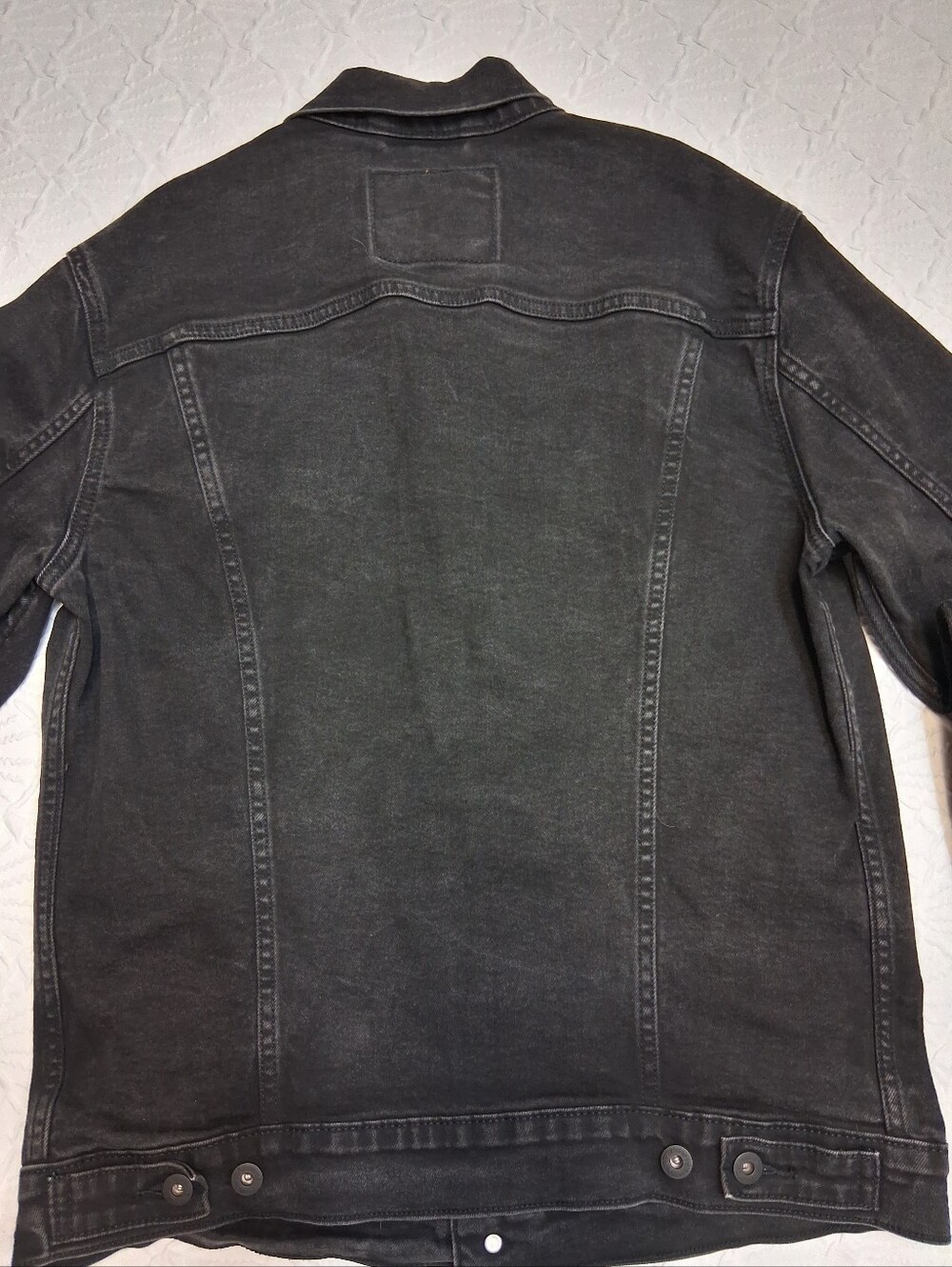 Levi's Black Denim Jacket - Picture 5 of 16